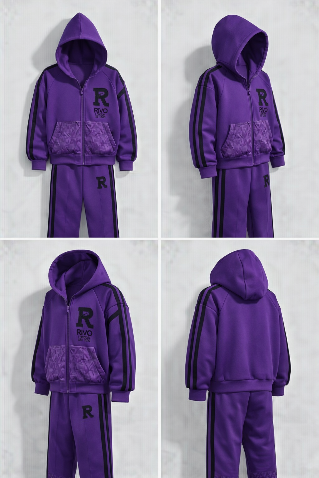 Purple Premium Rivo Tracksuit